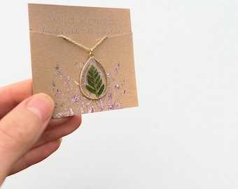 Simple Fern Necklace
