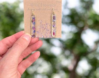 18k Gold Plated Flower Confetti Earrings