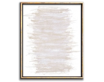 White on White Wall Art Abstract Painting Printable Artwork, Modern Painting Neutral Home Decor Gallery Wall Prints Downloadable Art