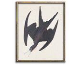 Flying Bird Art Downloadable Print, Bird Poster Digital Download Art, Bird Printable, Vintage Bird Print Downloadable Decor, Bird Art Print