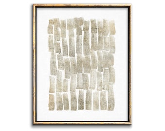 Brush Stroke Art Printable Art, Simple Modern Wall Art Minimalist Poster Downloadable Prints, Neutral Abstract