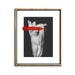 Black and White Female Nude Glam Decor Downloadable Prints, Vintage Photo Collage Bedroom Wall Art, Red Lipstick Print Digital Download Art 