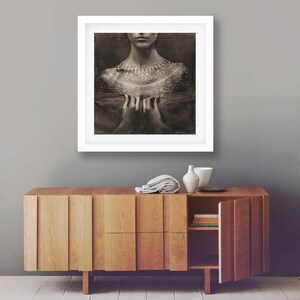 Dark Portrait Tattoo Print Downloadable Prints, Boho Chic Female ...
