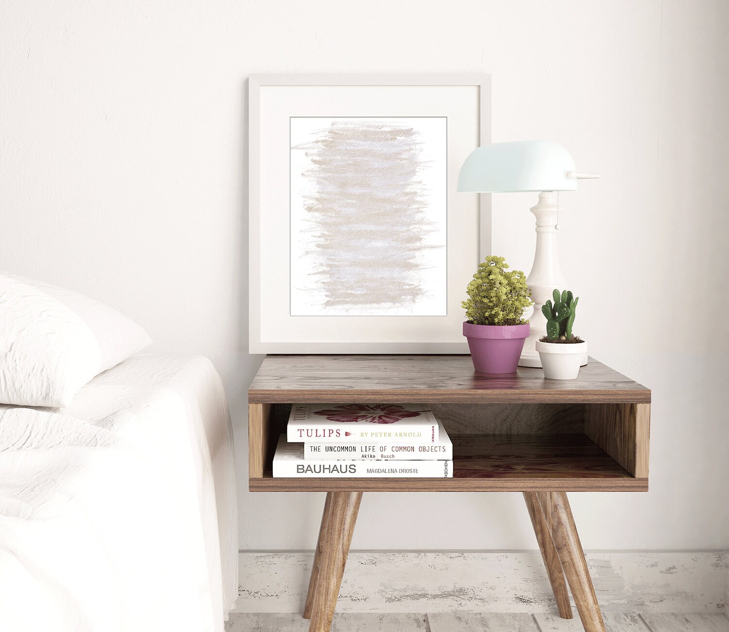 White on White Wall Art Abstract Painting Printable Artwork Etsy Canada