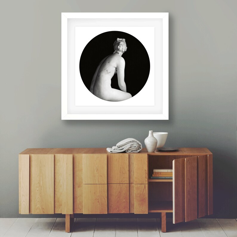 Venus Estatua Fotografía Digital Descargar Arte, Decoración Neoclásica Arte Imprimible, Diosa Arte Clásico Impresiones Descargables imagen 3