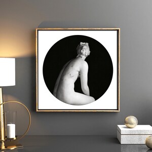 Venus Estatua Fotografía Digital Descargar Arte, Decoración Neoclásica Arte Imprimible, Diosa Arte Clásico Impresiones Descargables imagen 2