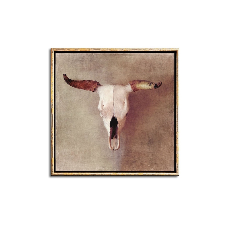 Bull Skull Wall Decor Downloadable Art Southwest Decor Bull Etsy