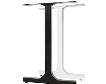 2x Natural Goods Berlin Design Tischkufen H-FORM Metall | Tischgestell aus Stahl | Esstisch, Schreibtisch, Restauranttisch, Bistrotisch