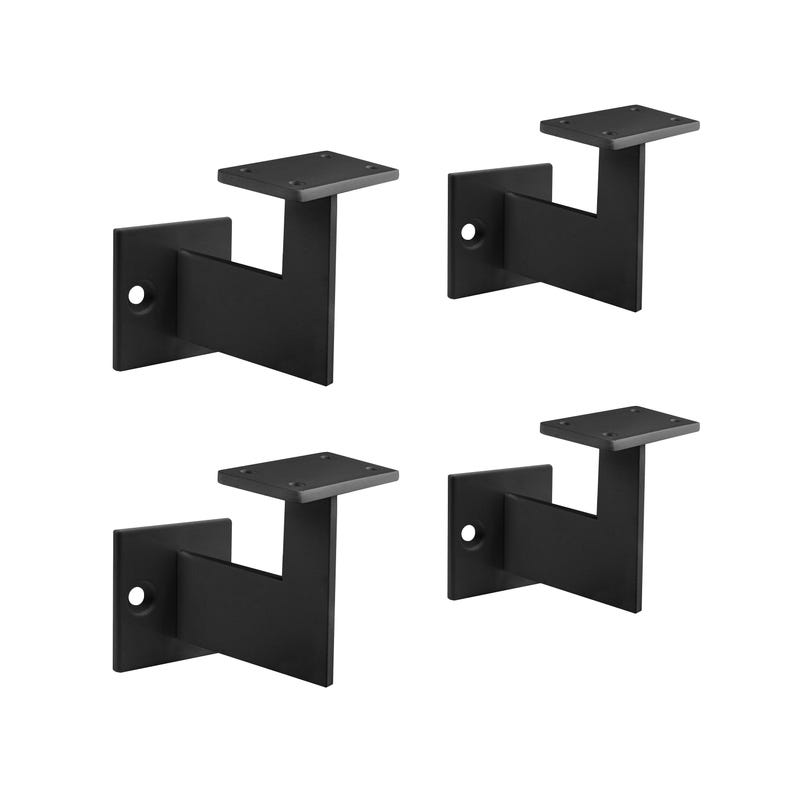 Angled Railing Support Bracket EDGE Handrail Bracket, Stair Railing Angle, Railing Support, Handrail ...