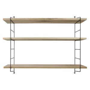 2x shelf holder Tegel Wall Ladder Design Shelf Support System Wall Shelf Shelf Support Metal Wire Hanging Shelf Shelf Angle Natural Goods Berlin image 3