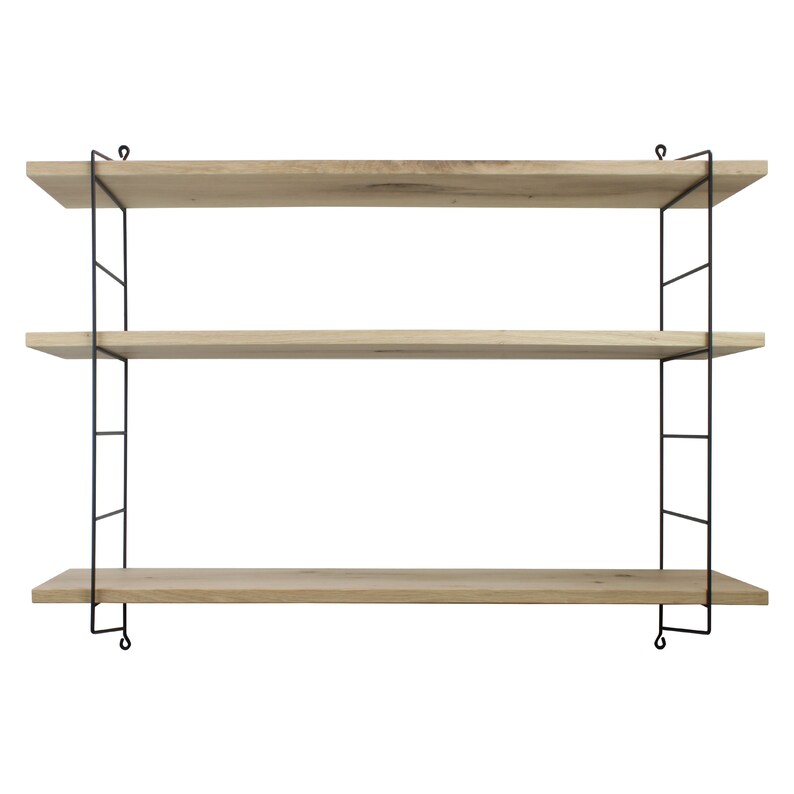 2x shelf holder Tegel Wall Ladder Design Shelf Support System Wall Shelf Shelf Support Metal Wire Hanging Shelf Shelf Angle Natural Goods Berlin image 3