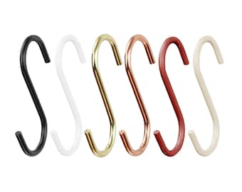 Ganci Appendiabiti In Metallo Massiccio Bronzo Antico - Set Di 5 Pezzi Per Parete, Asciugamani E Vestiti - Foto 2