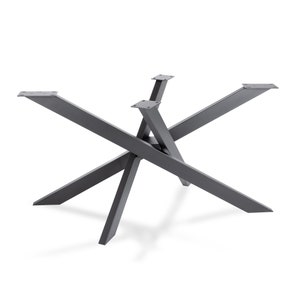 Table frame MIKADO | stable table legs metal black | as table leg or table frame metal for DIY projects | table feet metal