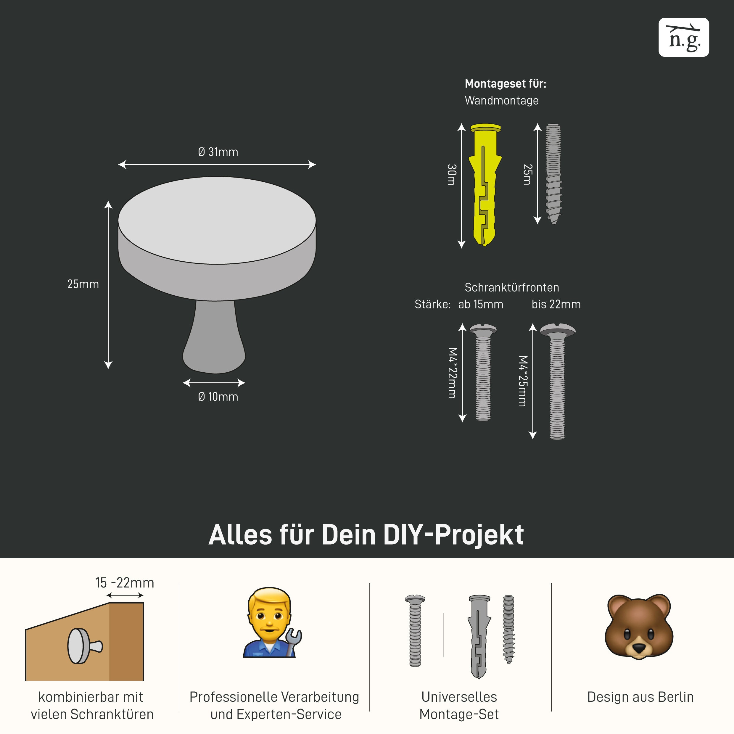 Möbelgriffe PERLE Design Möbelknöpfe Metall Perlmutt | Etsy