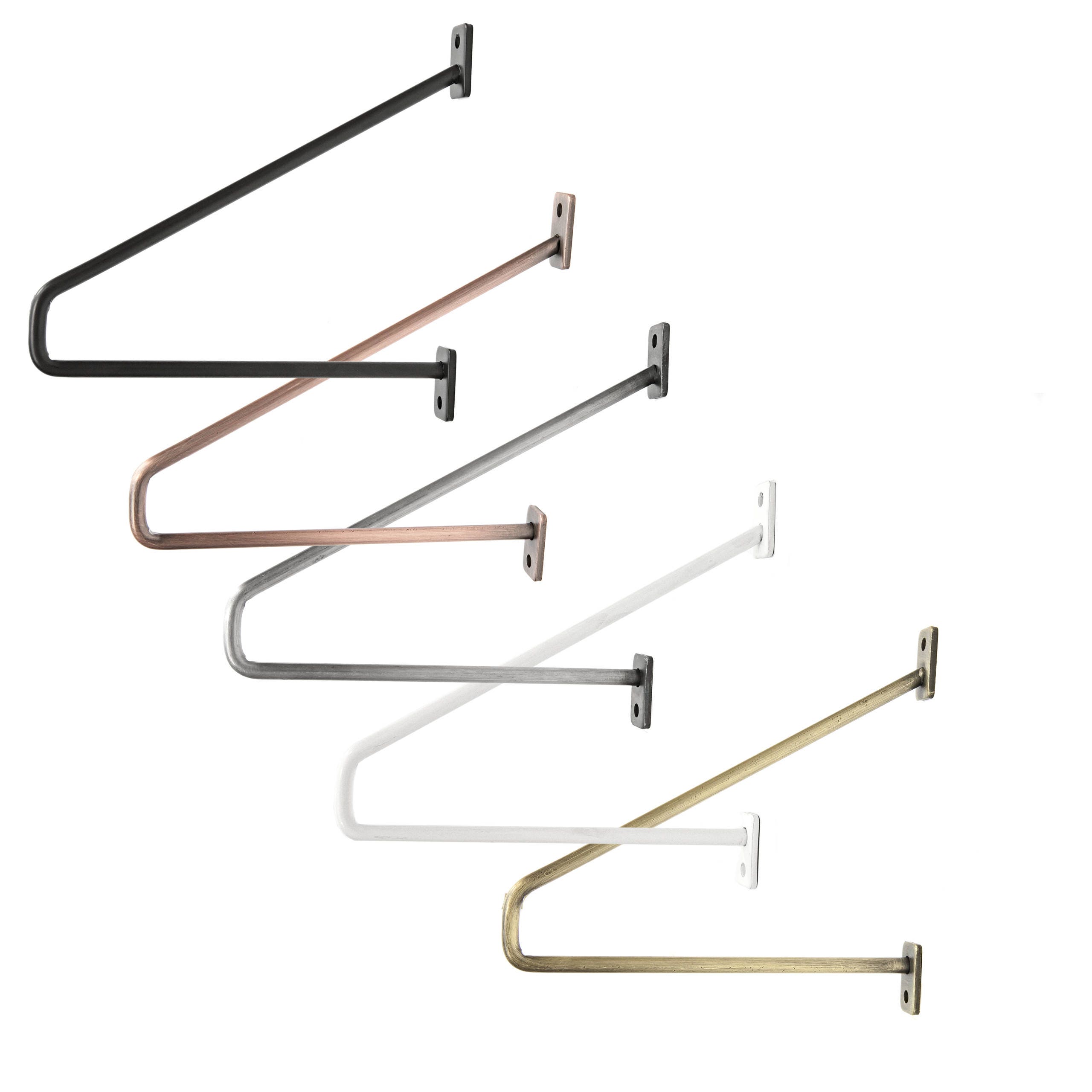 2 supports d'étagère | Prenzlberg | Couleurs variées | Supports d'étagère, Étagère murale, Support d'étagère, Support d'étagère, Support d'étagère - N