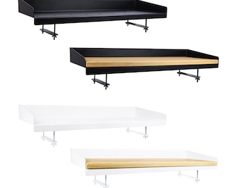 Table de balcon SHEET - Petite table de balcon en métal, 70 cm de large - Mobilier de balcon pour balcons étroits, jardinière de balcon, table pour balcon