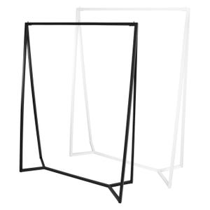 Kleiderständer TRIANGEL - Kleiderstange Metall 160 cm x 120 cm - Freistehender Garderobenständer - Stabile Schwerlast Garderobenstange