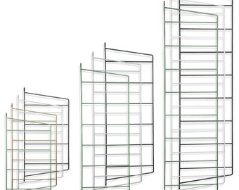 2x Tegel shelf brackets | Wall ladder design shelf support system wall shelf shelf support metal wire hanging shelf shelf angle Natural Goods Berlin