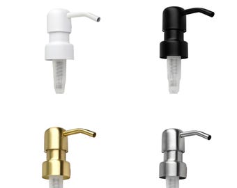 KLEAN roestvrijstalen pompopzetstuk | Pompkoppen in diverse kleuren | Hoogwaardige doe-het-zelf pompdispensers voor keuken en badkamer | Upcycling