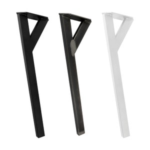 4x Y Legs table legs | Y-shaped metal furniture feet for your next DIY project | Heavy-duty table frame for desks & dining tables