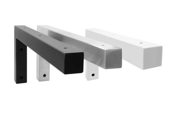 2x consola de pared ANGLE | Soporte de tocador | soporte estable para estante fregadero montaje en pared bajo encimera | Accesorio para toallero para lavabo DIY