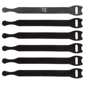 Cable ties KLETTE - resealable Velcro fastener, cable holder/organizer for power, charging and power supply cables, self-adhesive straps