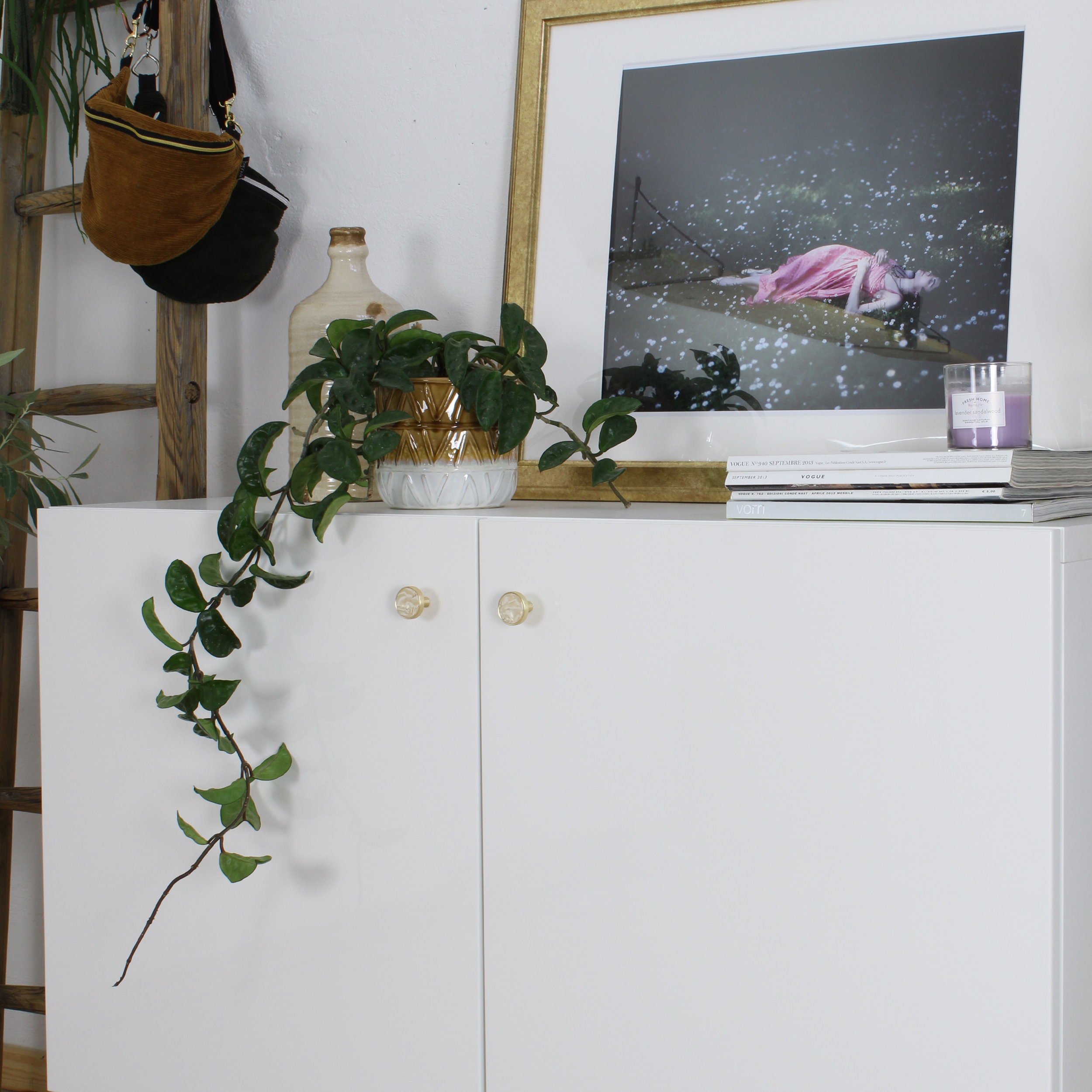 Möbelgriffe PERLE Design Möbelknöpfe Metall Perlmutt | Etsy