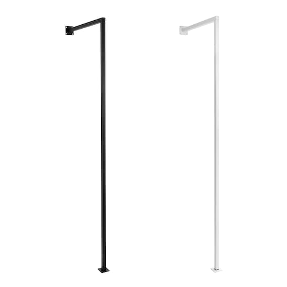 Wandkleiderstange POLE | Kleiderstange Wandmontage | Garderobensystem | Offener Kleiderschrank | Kleiderständer wandmontiert | 50x170cm