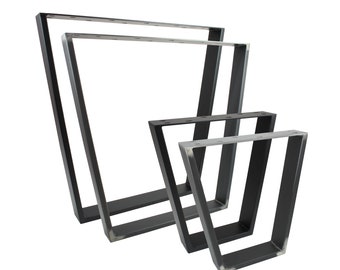 2x Table Runners V-FORM Design Bench Runners Furniture Runners Table Legs | Industrial, Black | Dining Table, Bench, Coffee Table DIY Natural Goods Berlin