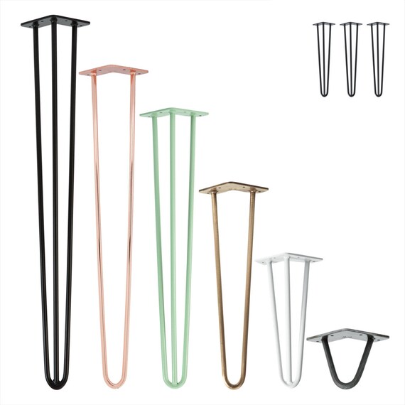 colored hairpin legs