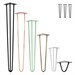 3x Hairpin Legs different colors and sizes, table legs, table runners, hairpin legs, table frame, dining table, coffee table, DIY