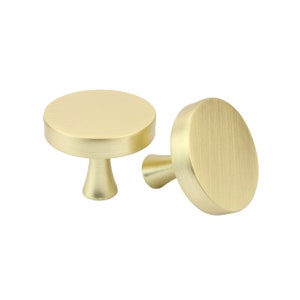 Möbelgriffe PERLE In Gold Mit Perlmutt-Optik – Runde Knöpfe Für Schränke & Schubladen