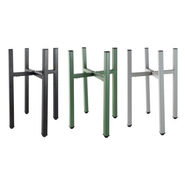 1x support de plantes design X-FORM en métal, support de fleurs réglable en taille pour pots d'un diamètre de 20 à 32,5 cm, support de fleurs à l'intérieur/à l'extérieur