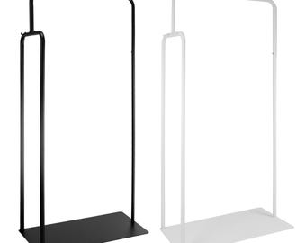 1x Clothes Rack BOGEN | Sturdy heavy-duty metal clothes rail | Freestanding wardrobe rail for bedroom, living room & office