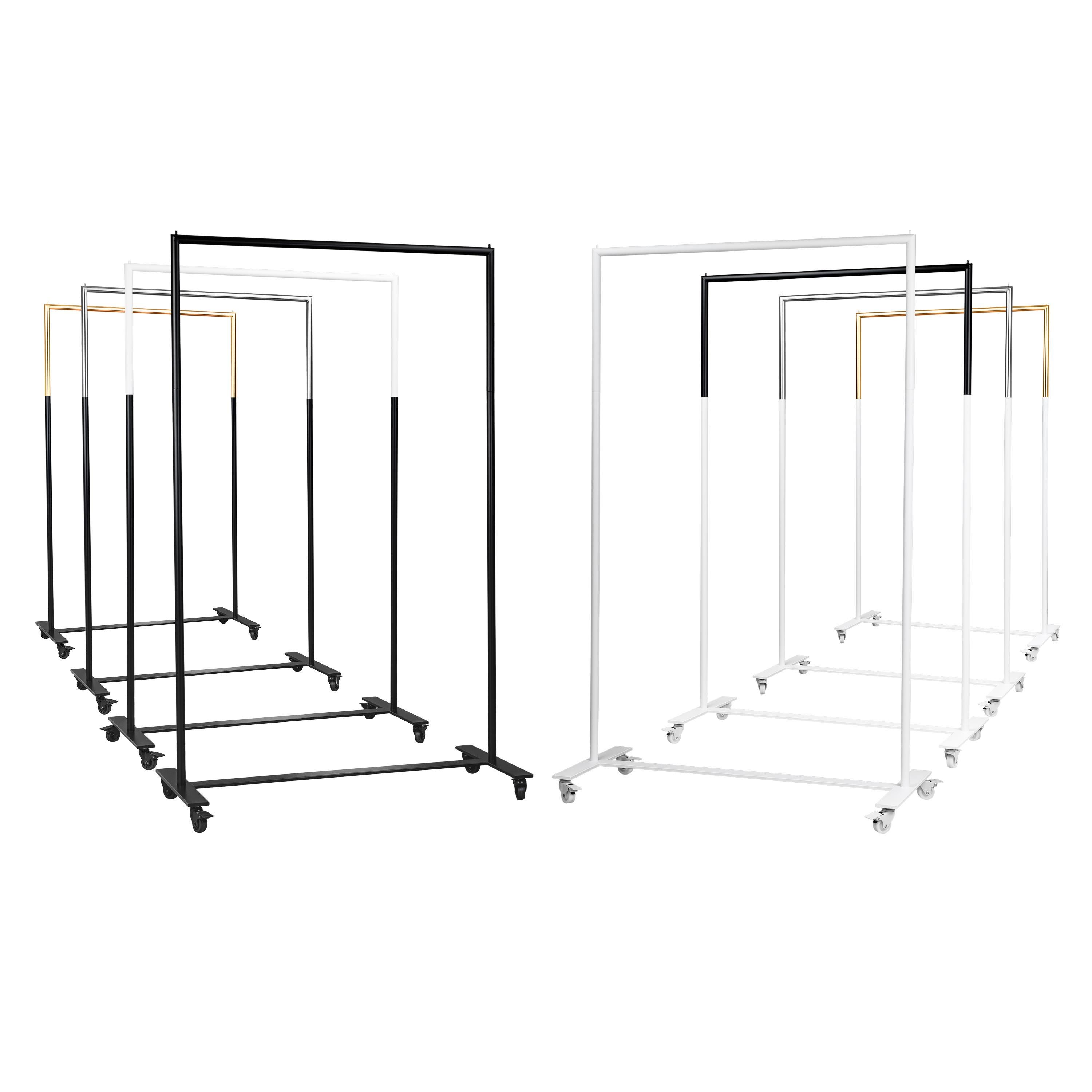 1x Appendiabiti mobile MOVE-FRAME - Appendiabiti 168 x 100 cm Carrello porta abiti su ruote Appendiabiti mobile Appendiabiti su ruote