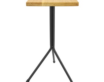 TRIPOD Design Tischgestell Dreifuß Beistelltisch skandinavisch Couch Kaffeetisch Dreibein Stuhl Sitzhocker metall massiv 25mm Holzplatte