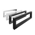 2x Wall Brackets | Designer Washbasin Mounts | Sturdy Shelf Brackets, Under-Cabinet Wall Mounting for Washbasins | Towel Rail for DIY Countertop Washbasins