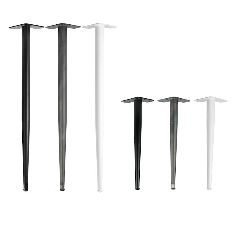 4x Design Table Legs Conical Legs Furniture Feet Conical Etsy