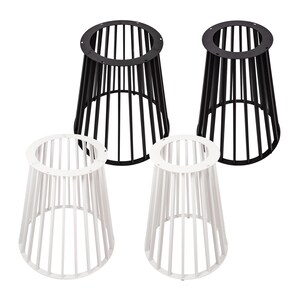Colonna per tavolo CONIC BARS, struttura in metallo - altezza 72 cm - gamba per tavolo da esterno - base del tavolo verniciata a polvere - base per tavolo da pranzo conica fai-da-te