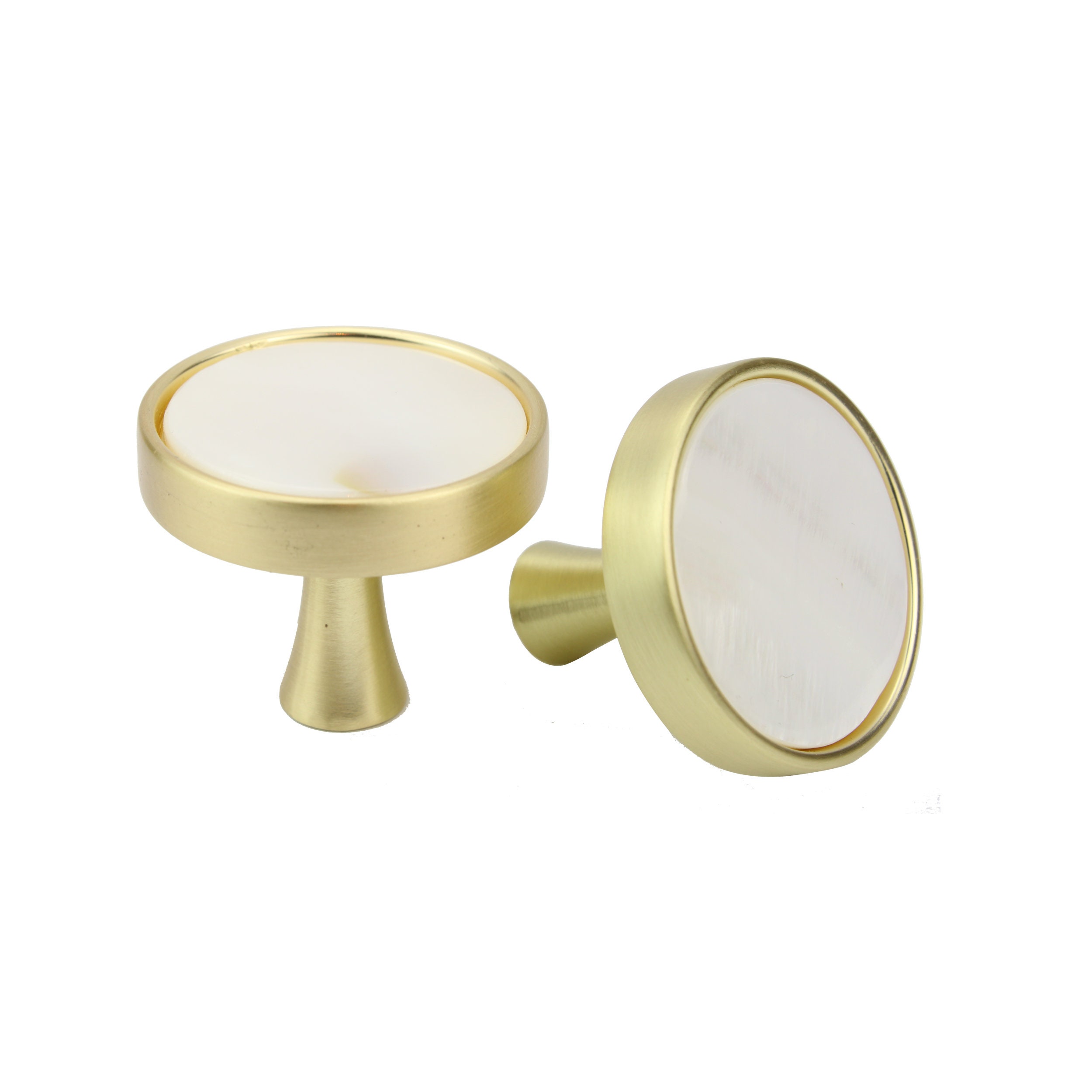 Möbelgriffe PERLE Design Möbelknöpfe Metall Perlmutt | Etsy