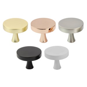 Furniture handles KREISEL design furniture knobs metal furniture knob round door handle for cabinets, chest of drawers sideboard kitchen front drawer handle wall hook