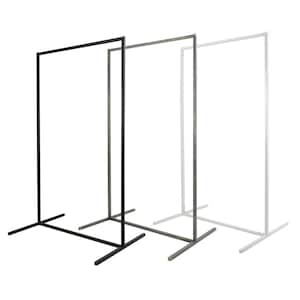 Kleiderständer RECHTECK | Design Garderobe freistehend | Metall | minimalistisch | stabil | Kleiderstange Garderobenstange Garderobenständer