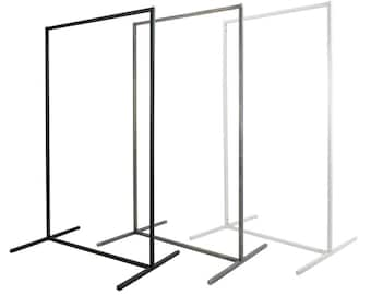 1x appendiabiti RETTANGOLO | Armadio di design freestanding | metallo | minimalista | stabile | Fai da te