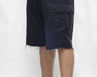 Cut-Off Military Cargo Shorts