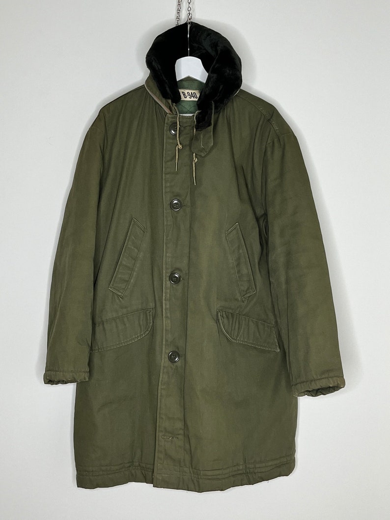 Type B9 US Airforce 1960s Civilian Flight Coat. Emar Zippers. Shearling ...