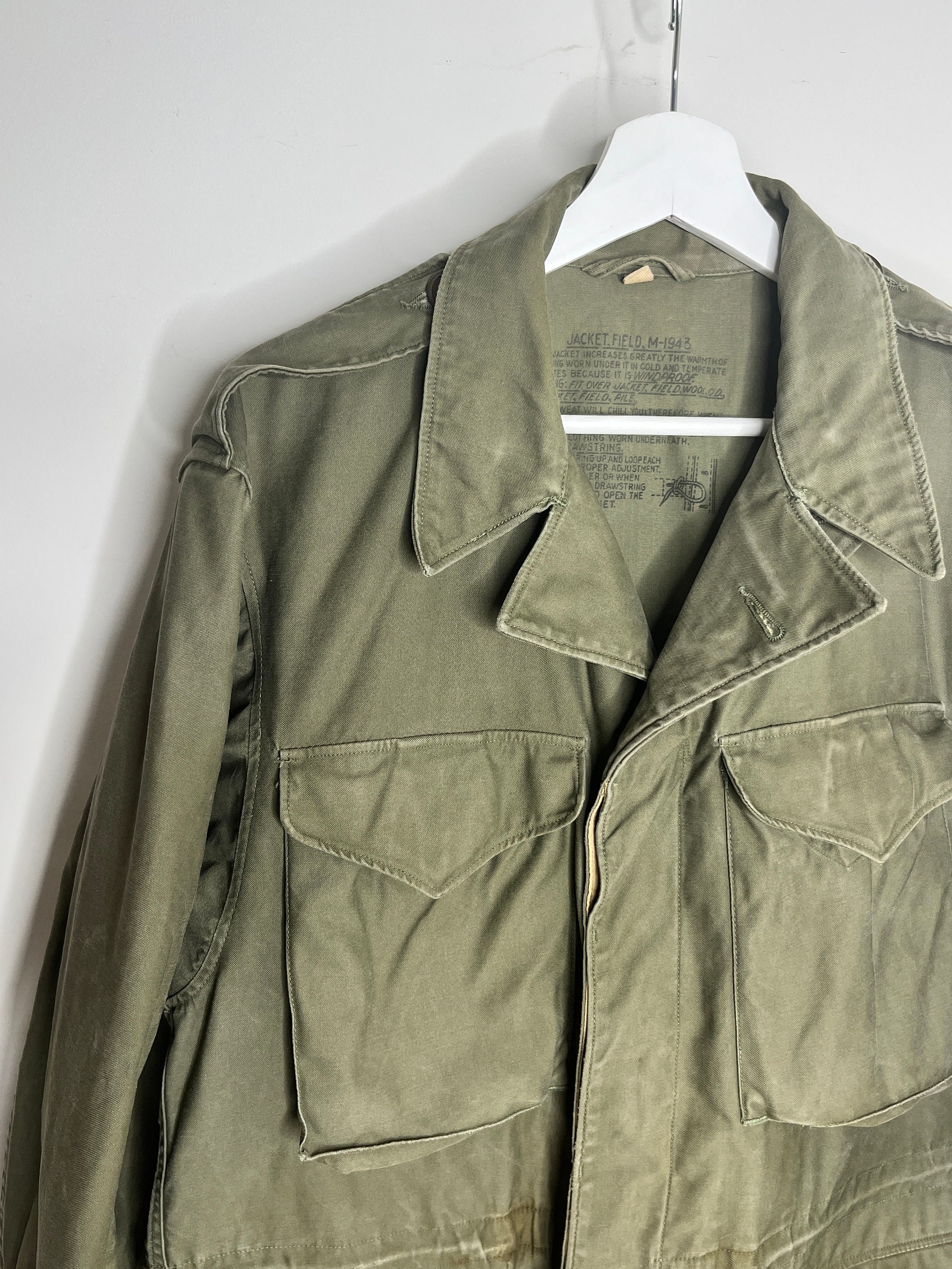 m43フィールドジャケット　ヴィンテージ Vintage WWII US Army M43 Pattern Field Jacket Military M2 | eBay