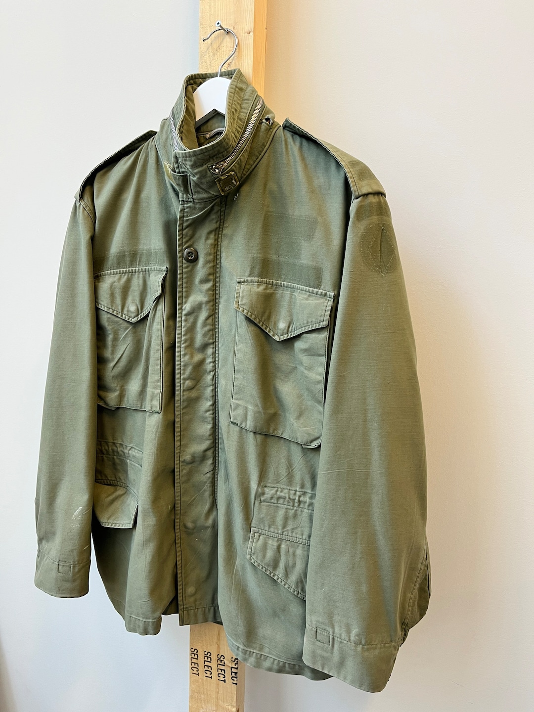 US Vietnam Era M65 Field Jacket. Washed Beautifully. Excellent Condition. Conmar Zippers. Sz S