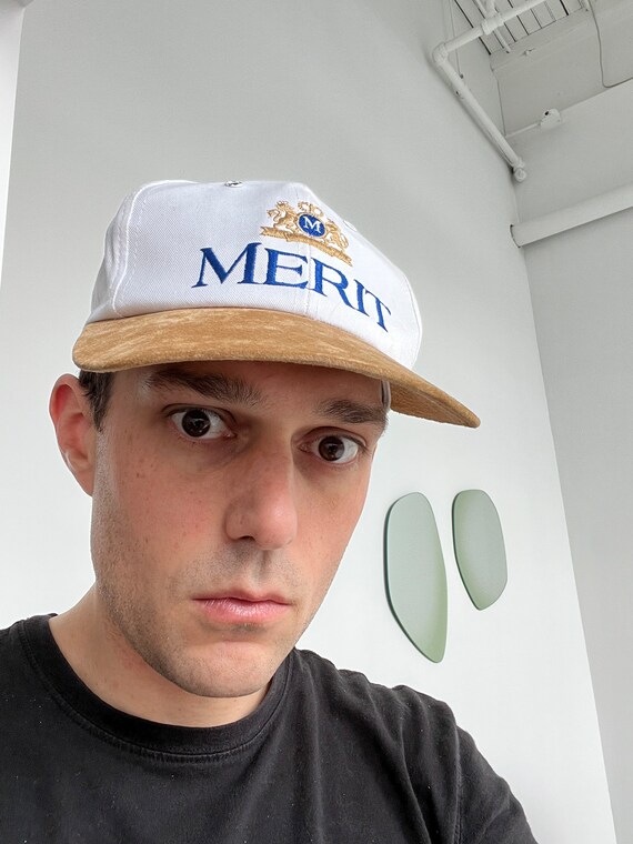 Vintage 1990s Merit promo hat. One size Snap back… - image 3