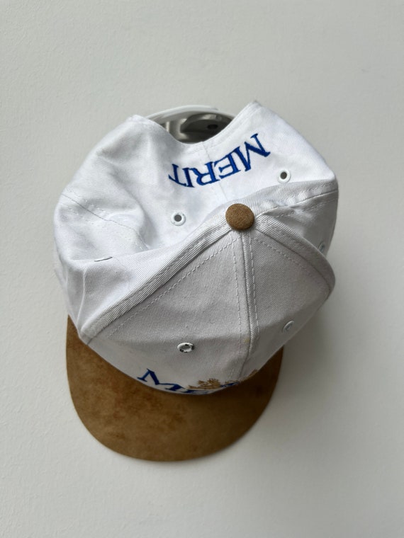 Vintage 1990s Merit promo hat. One size Snap back… - image 5