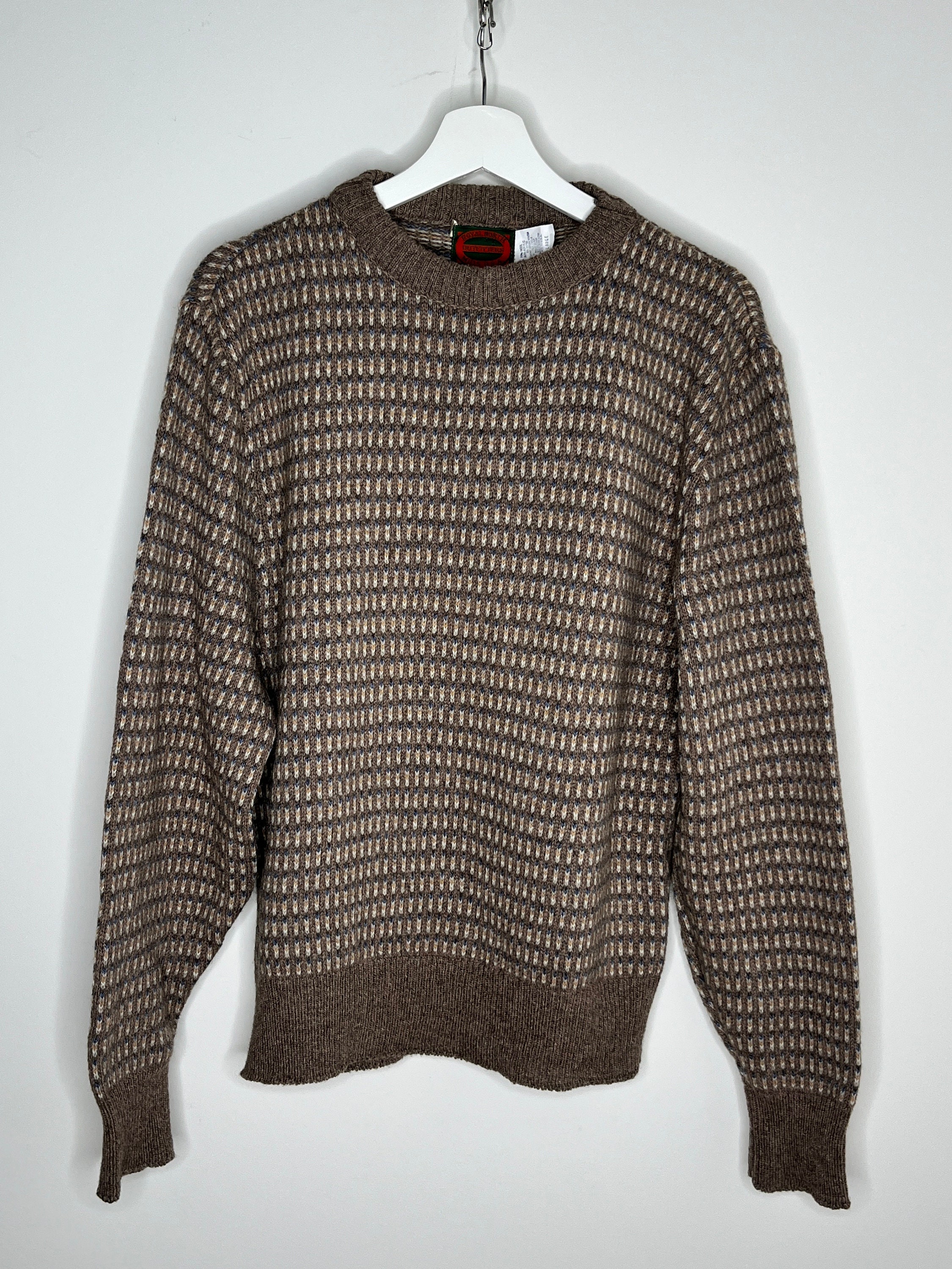 Vintage 1980s Royal North Mills Outfitters Jacquard Knit